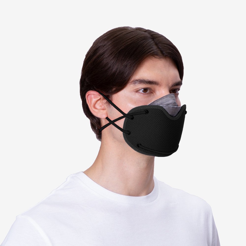 Mask - Maschera antismog protegge da PM2.5, PM10, polline and batteri -  Banale