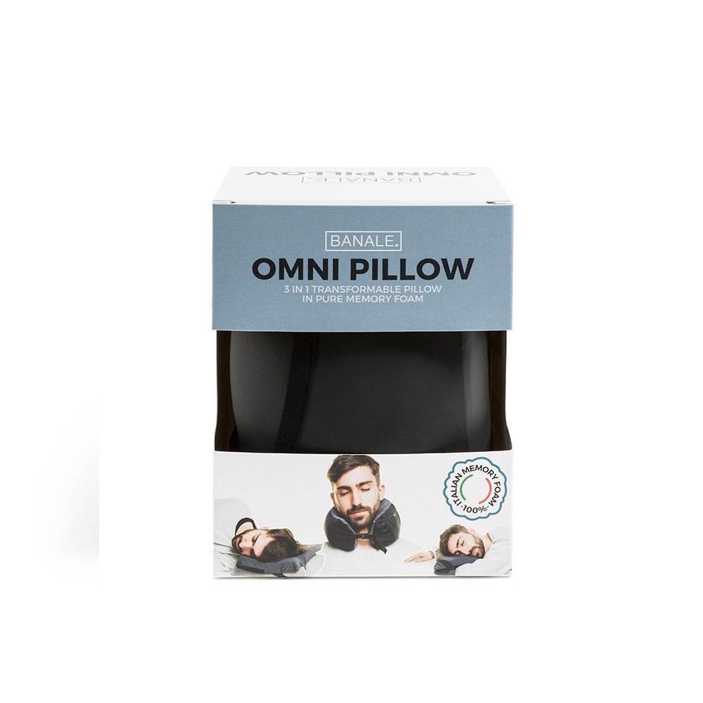 Omni Pillow - 3 in 1 Memory Foam Travel Pillow - Banale